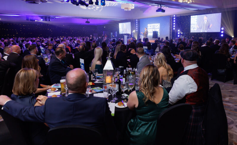 Guests gathered at the Scottish Agricultural Awards.